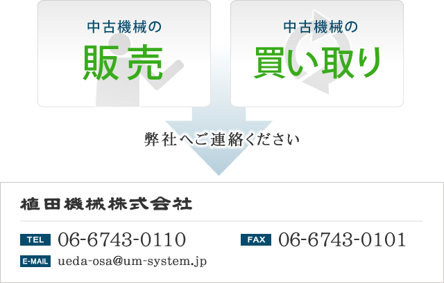 中古機械の販売・買い取り