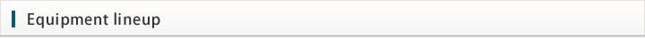 Equipment lineup